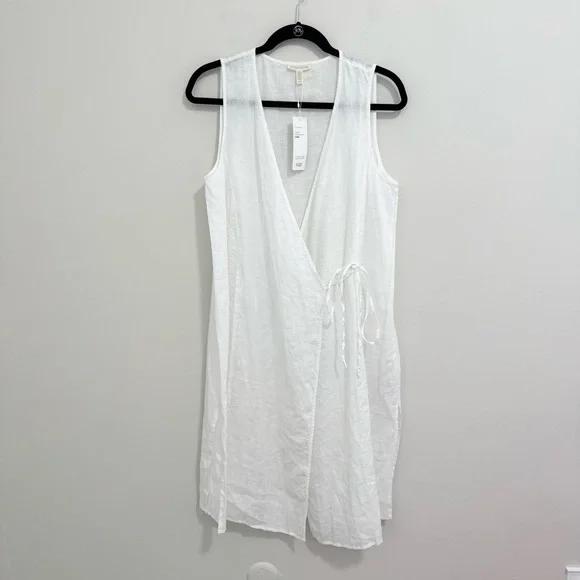knee length dresses for ladies Organic Handkerchief Linen Dress  Eileen Fisher Renew